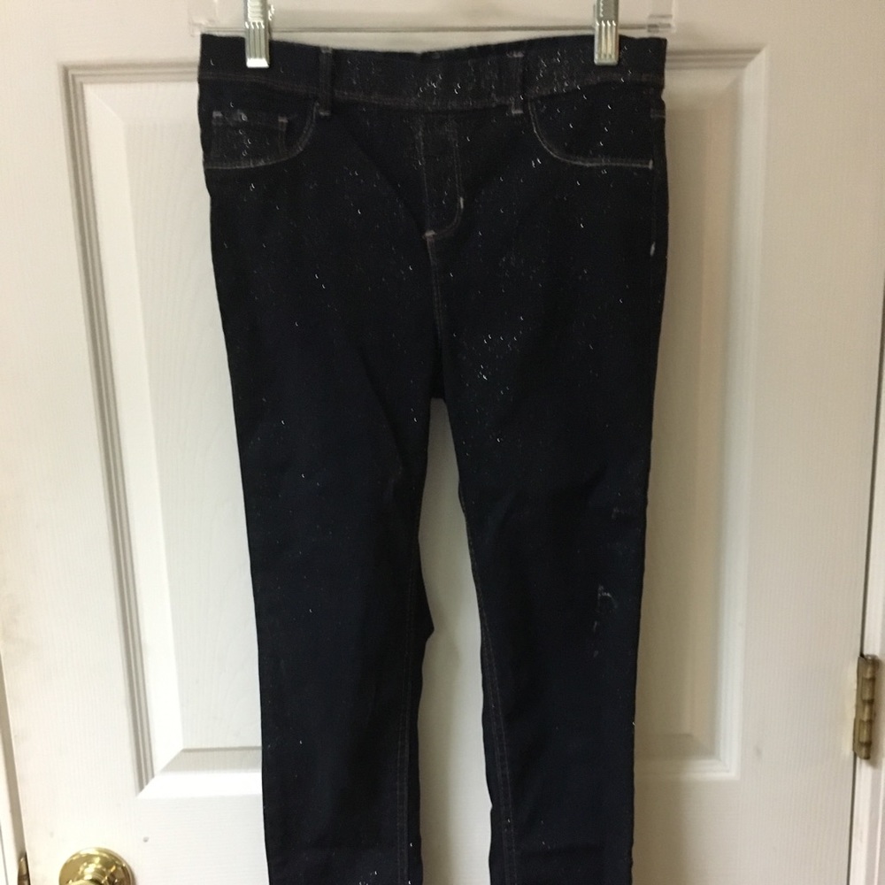 Youth/Girls Sparkly Dark Jean Glitter